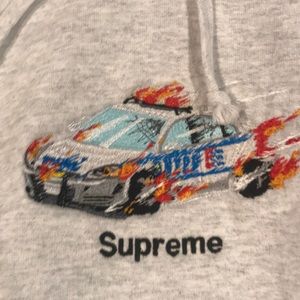 supreme race car hoodie